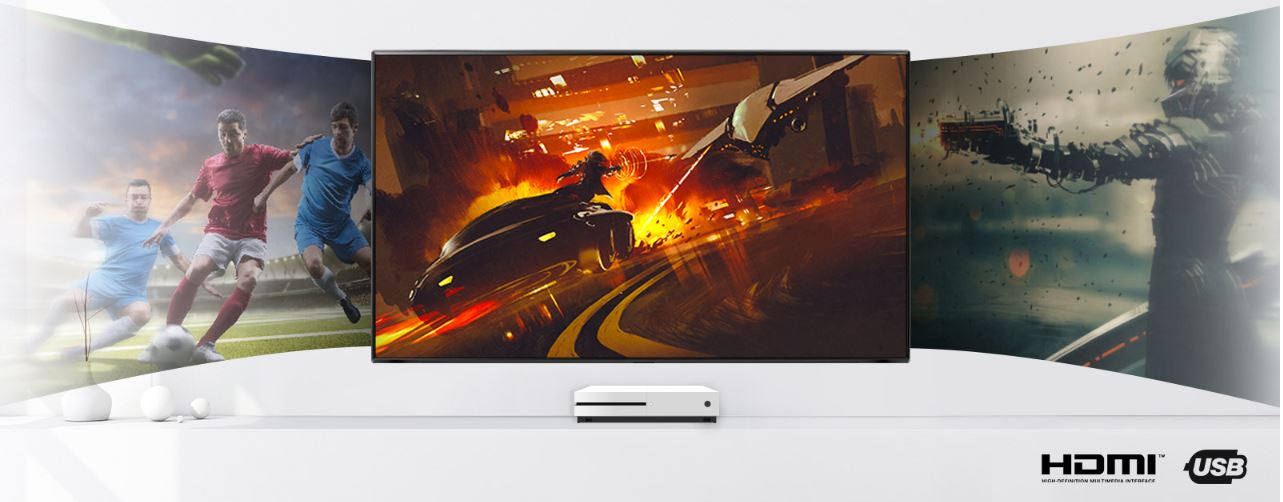 Televisor 32 pulgadas conectores