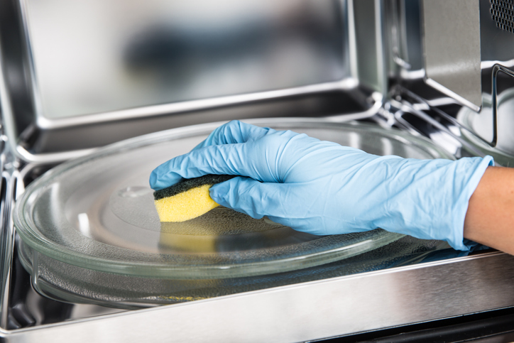 Microondas limpieza sencilla